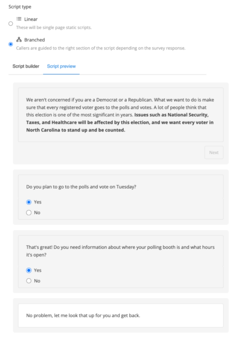 GOTV Script Samples for Calls, Texts, and Canvassing