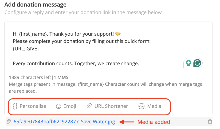 text-to-donate-add-media