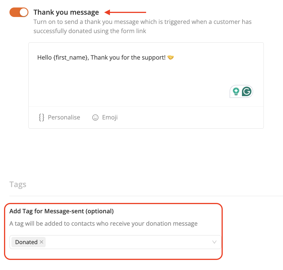 text-to-donate-thank-you-message