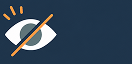 Eye with a diagonal slash indicating hidden content or privacy in effect