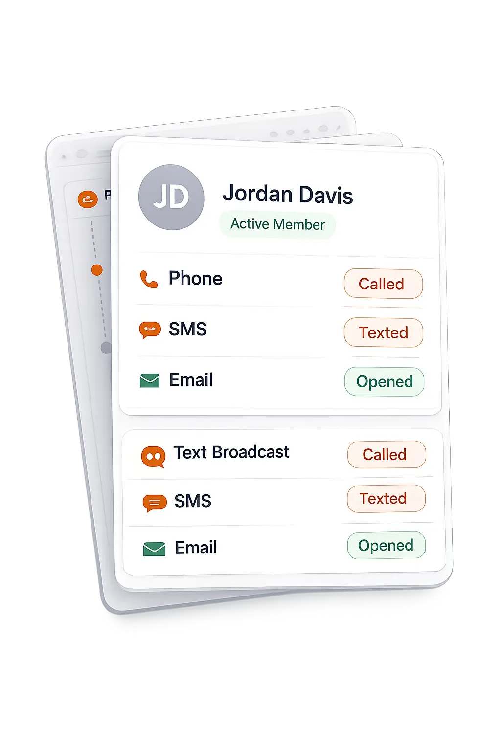 CallHub member and supporter mobilization campaign workflow