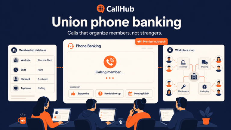 Union Phone Banking: How Labor Unions Run Member Outreach Calls