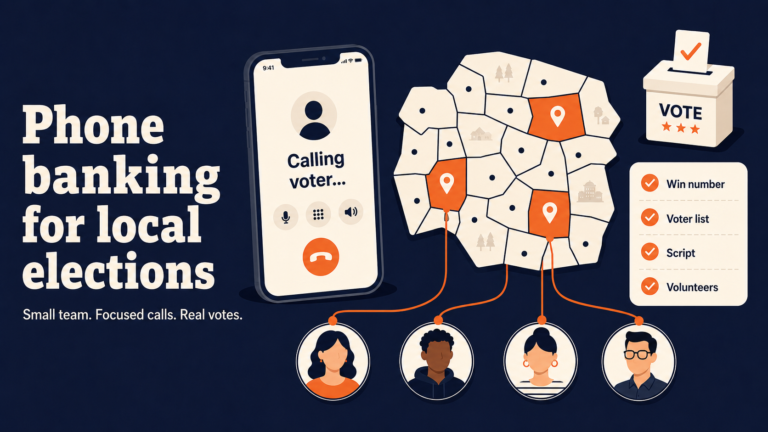 Phone Banking for Local Elections: Tips for Smaller Campaigns