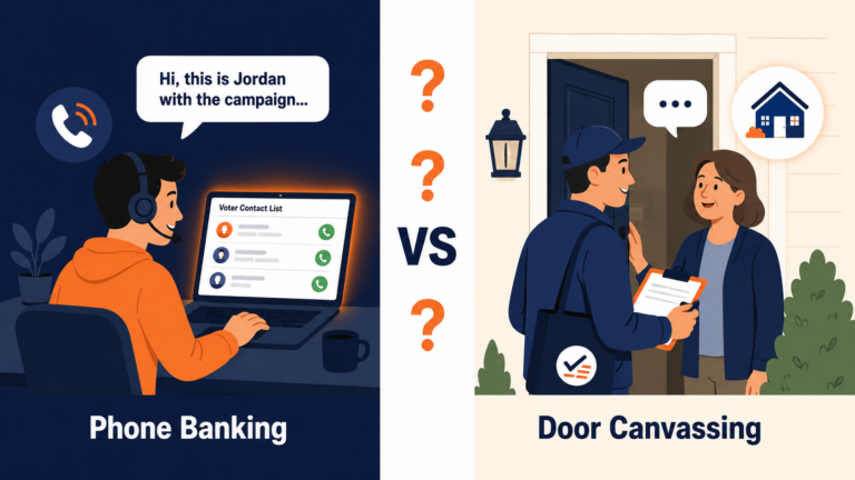Phone Banking vs Canvassing: Which Is More Effective?