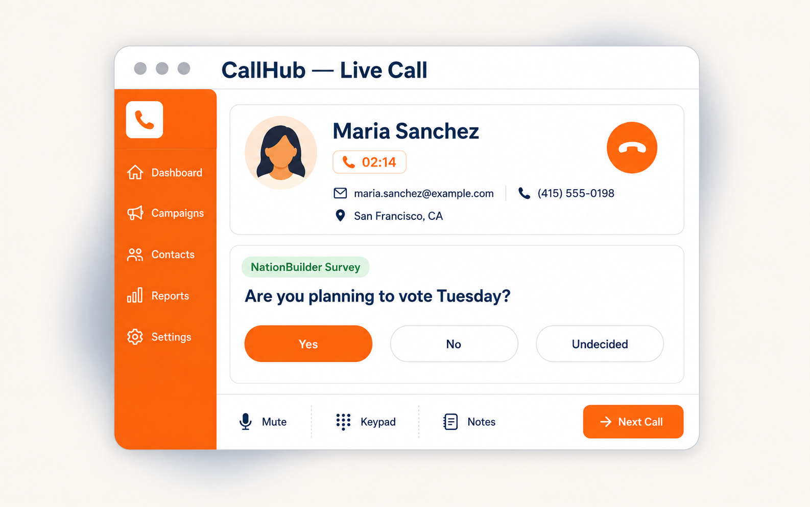 NationBuilder Integration | CallHub