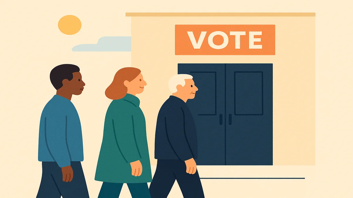Election day morning GOTV text template