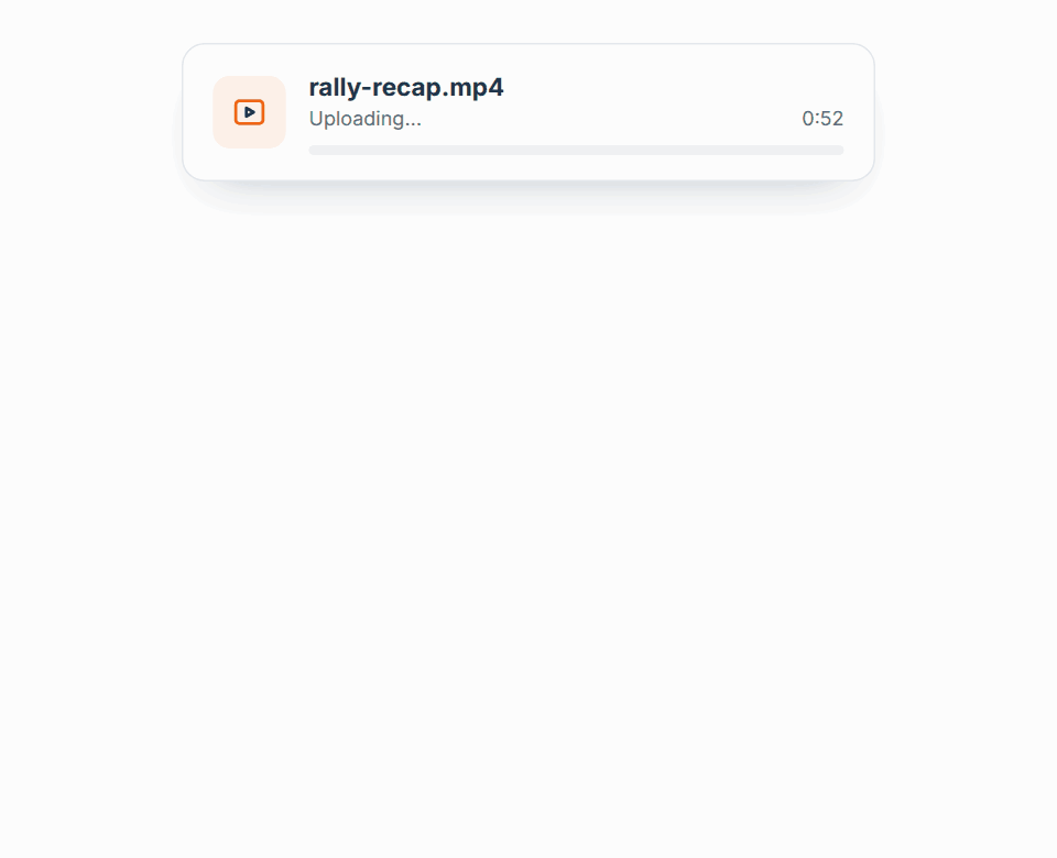 One video upload sent automatically as the original HD file over RCS, standard MMS over 10DLC, and a route-optimized version over toll-free and short code